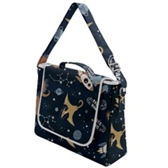 Space Theme Art Pattern Design Wallpaper Box Up Messenger Bag