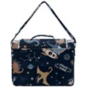 Space Theme Art Pattern Design Wallpaper Box Up Messenger Bag View3