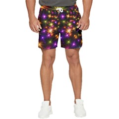 Star Colorful Christmas Abstract Men s Runner Shorts by Dutashop