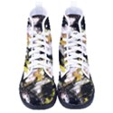 Canvas Acrylic Digital Design Art Women s High-Top Canvas Sneakers View1