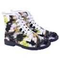 Canvas Acrylic Digital Design Art Women s High-Top Canvas Sneakers View3