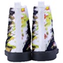 Canvas Acrylic Digital Design Art Women s High-Top Canvas Sneakers View4