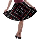 Pattern Abstract Design Art A-line Skater Skirt View1