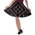 Pattern Abstract Design Art A-line Skater Skirt View2