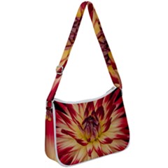 Bloom Blossom Close Up Flora Zip Up Shoulder Bag