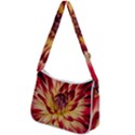 Bloom Blossom Close Up Flora Zip Up Shoulder Bag View2