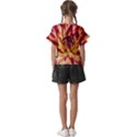 Bloom Blossom Close Up Flora Kids  Cut Out Flutter Sleeves View2