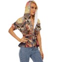 Drawing Olw Bird Lightweight Drawstring Hooded Top View3