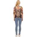 Drawing Olw Bird Lightweight Drawstring Hooded Top View4