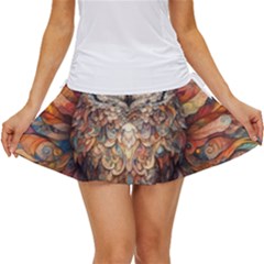 Drawing Olw Bird Women s Skort