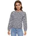 Vintage Clock Motif Pattern Women s Long Sleeve Raglan T-Shirt View1