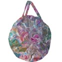 Abstract waves IV Giant Round Zipper Tote View2