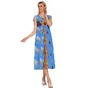 Architecture Building Cathedral Church V-Neck Drawstring Shoulder Sleeveless Maxi Dress View3