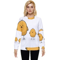 Chick Easter Cute Fun Spring Hidden Pocket Sweatshirt
