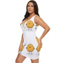 Chick Easter Cute Fun Spring Draped Bodycon Dress View2