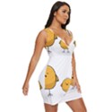 Chick Easter Cute Fun Spring Draped Bodycon Dress View3