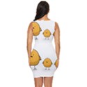 Chick Easter Cute Fun Spring Draped Bodycon Dress View4