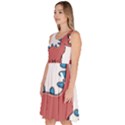 Dinosaur Dragon Drawing Cute Knee Length Skater Dress With Pockets View2