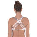 Abstract Art Design Pattern Got No Strings Sports Bra View2