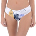 Poster Map Flag Lotus Boat Reversible Classic Bikini Bottoms View1