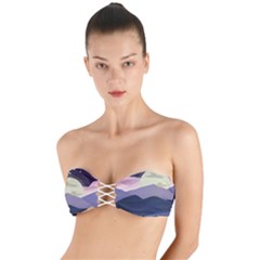 Summer Season Nature Twist Bandeau Bikini Top