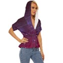 Art Pattern Design Wallpaper Lightweight Drawstring Hooded Top View3