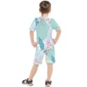 Plants Leaves Border Frame Kids  T-Shirt and Shorts Set View2