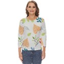 Leaves Plants Background Branches Cut Out Wide Sleeve Top View1