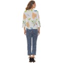 Leaves Plants Background Branches Cut Out Wide Sleeve Top View4