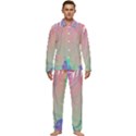 Palm Trees Leaves Plants Tropical Men s Long Sleeve Velvet Pocket Pajamas Set View1