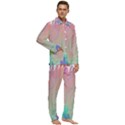 Palm Trees Leaves Plants Tropical Men s Long Sleeve Velvet Pocket Pajamas Set View2