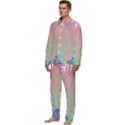 Palm Trees Leaves Plants Tropical Men s Long Sleeve Velvet Pocket Pajamas Set View3