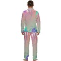 Palm Trees Leaves Plants Tropical Men s Long Sleeve Velvet Pocket Pajamas Set View4