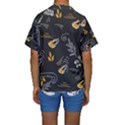 Leaves Coffee Digital Paper Cup Kids  Short Sleeve Swimwear View2