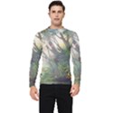 Peafowl Peacock Bird Birds Painting Art Wildlife Men s Long Sleeve Rash Guard View1