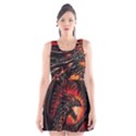 Dragon Scoop Neck Skater Dress View1