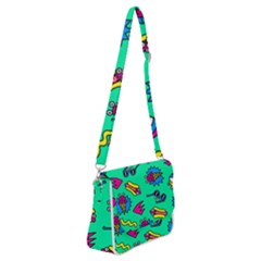 Pattern Adweek Summer Shoulder Bag With Back Zipper