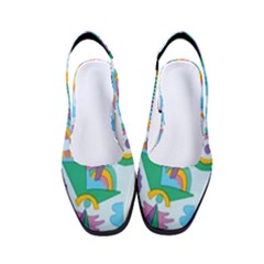 Pattern Hotdog Trap Women s Classic Slingback Heels