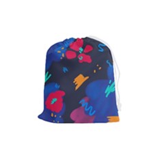 Patterns Rosebuds Drawstring Pouch (medium)