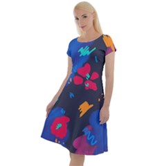 Patterns Rosebuds Classic Short Sleeve Dress by Ndabl3x