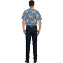 Corgi Patterns Men s Short Sleeve Pocket Shirt  View2