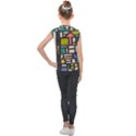 Door Stained Glass Stained Glass Kids  Mesh Tank Top View2