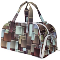 Texture Artwork Mural Murals Art Burner Gym Duffel Bag