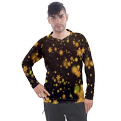 Background Black Blur Colorful Men s Pique Long Sleeve T-shirt