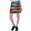 Colorful Background Tennis Skirt View1