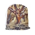 Tree Forest Woods Nature Landscape Drawstring Pouch (2XL) View2
