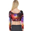 Physics Quantum Physics Particles Long Sleeve Crop Top View2