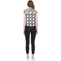 Pattern Monochrome Repeat Frill Detail Shirt View2