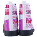 Coffee Cup Lettering Coffee Cup Men s High-Top Canvas Sneakers View4