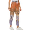 Adventure Time Cartoon Landscape Trees Women s Cropped Drawstring Pants View3